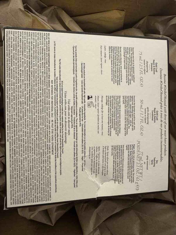 Customer photo for "Broken Package"