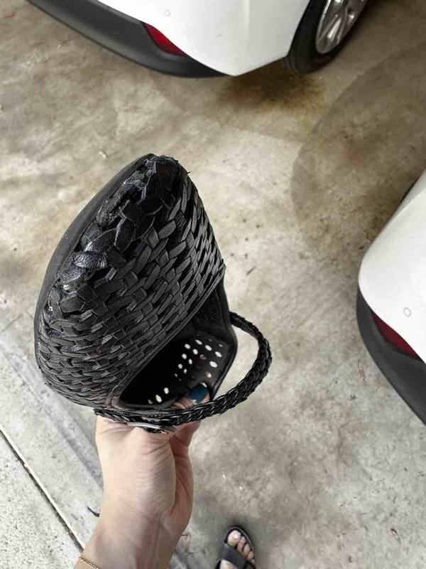 Customer photo for "super comfy but horrible quality"