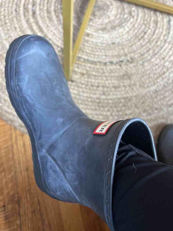 Customer photo for "Boots discolored"