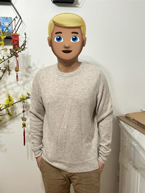 100% cashmere material sweater