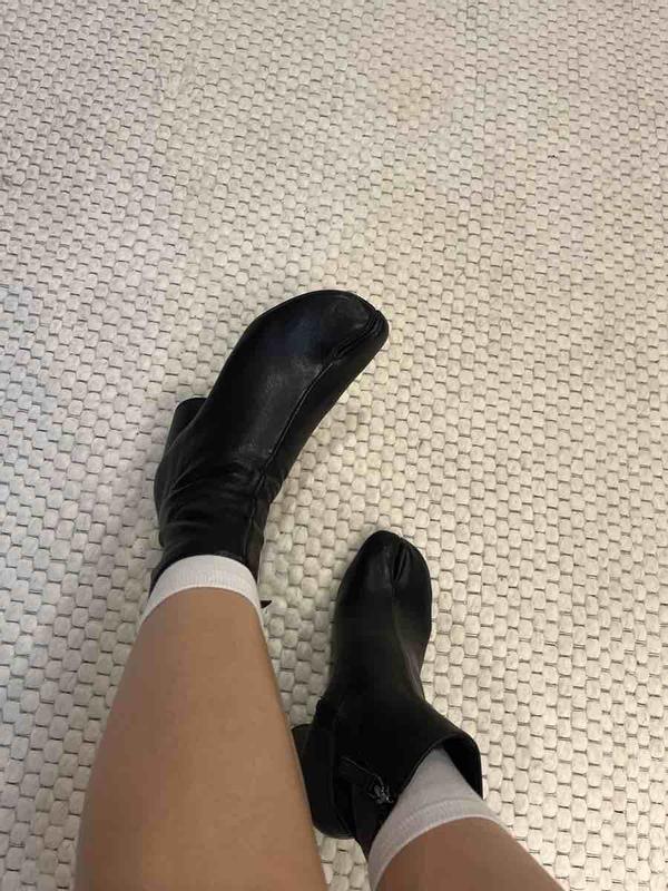 Customer photo for "Comfiest boots EVER"