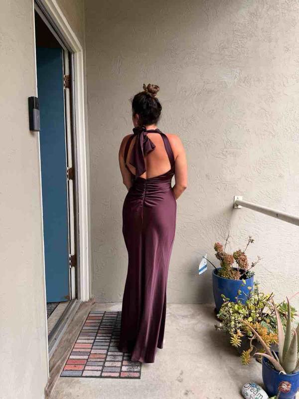 Customer photo for "Chocolote Color is Burgundy"