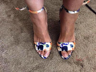 Customer photo for "Birthday shoes"