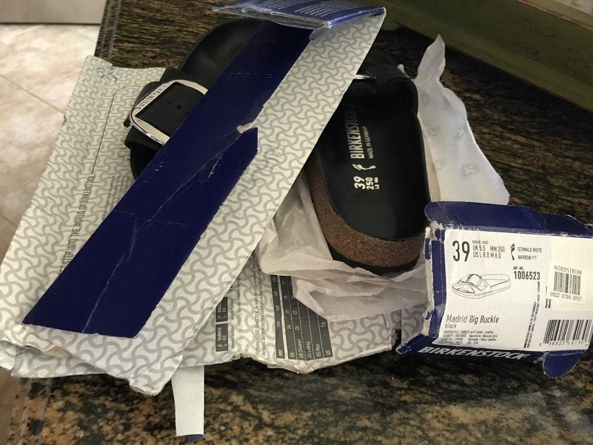 Customer photo for "Condition of merchandise received."