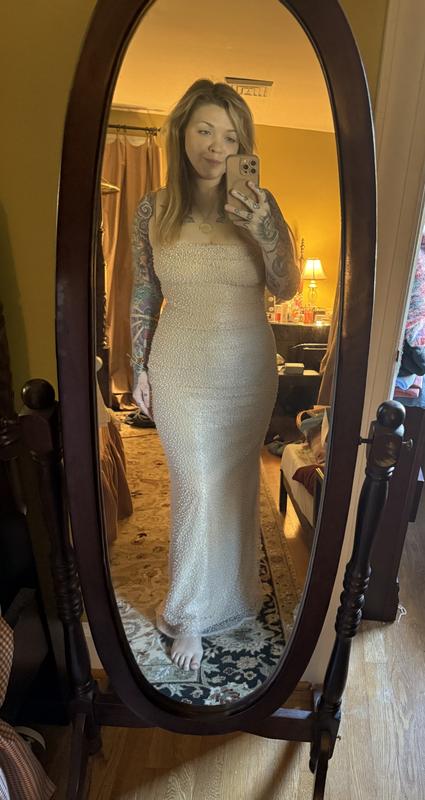Customer photo for "I’m so glad I bought this dress!"