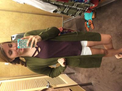 Customer photo for "Perfect Fall Cardi!"