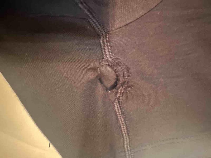 Customer photo for "Holes in a couple of months"