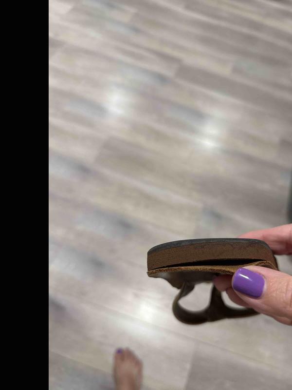Customer photo for "sandal sole separation"