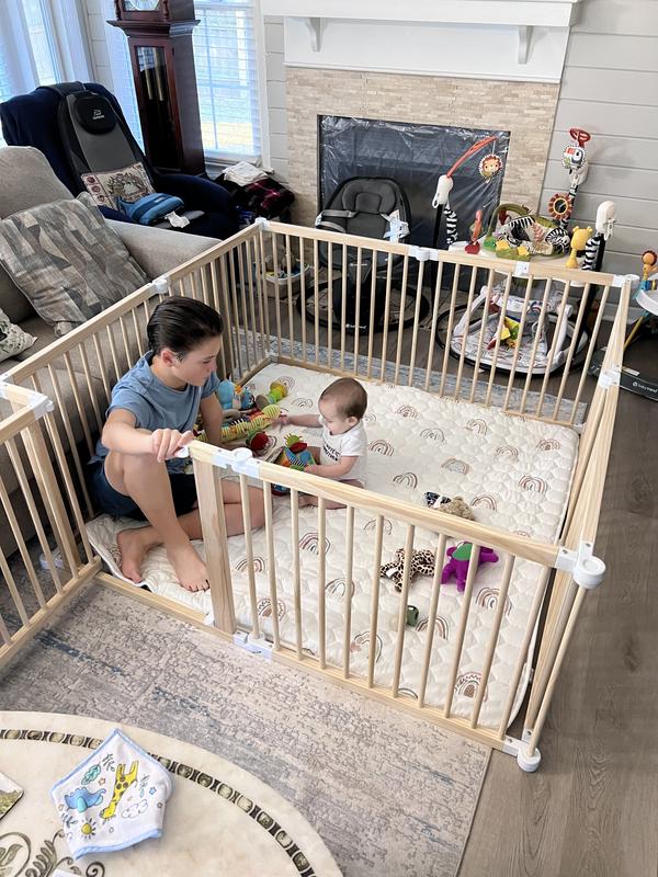 Customer photo for "Large and reliable baby gate"