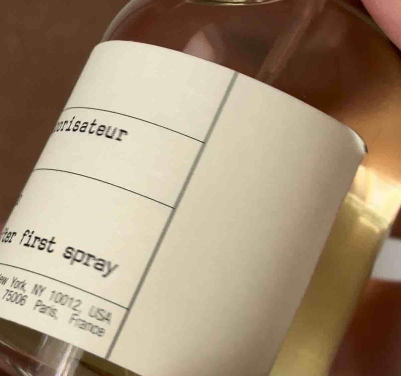 Customer photo for "the sticker on the bottle"