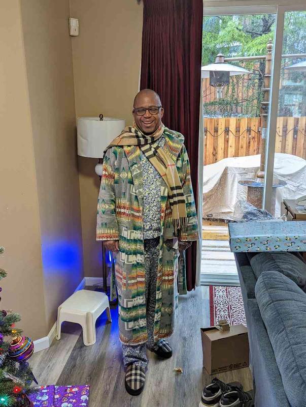 Customer photo for "Call my Pops Burberry mane now"