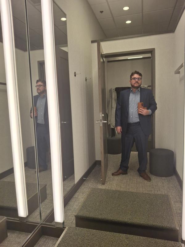 Customer photo for "Feels really good on me and looks great"