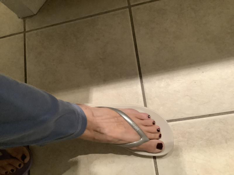 Customer photo for "Great Fitflops, beautiful colors"