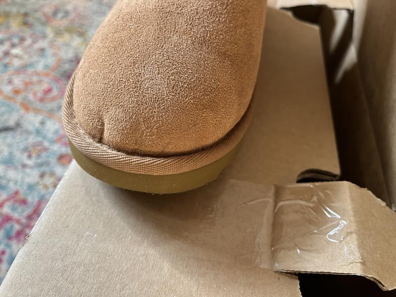 Customer photo for "Horrible they’ve cut corners on UGGs"