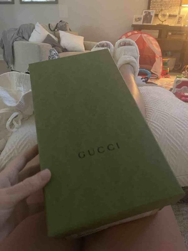 So Happy with my new Gucci shoes