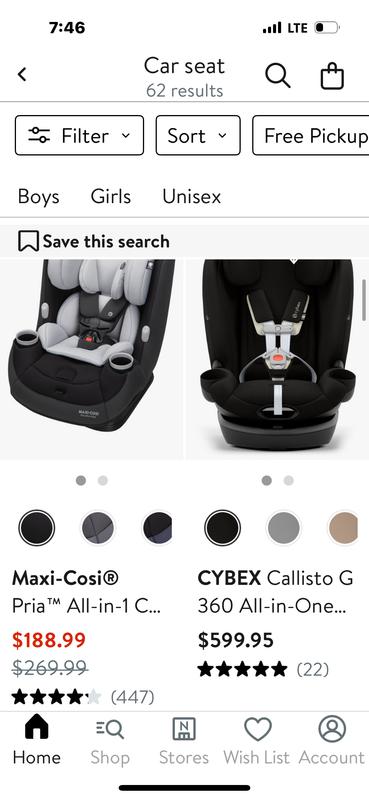 Pria<sup>™</sup> Max All-in-One Convertible Car Seat
