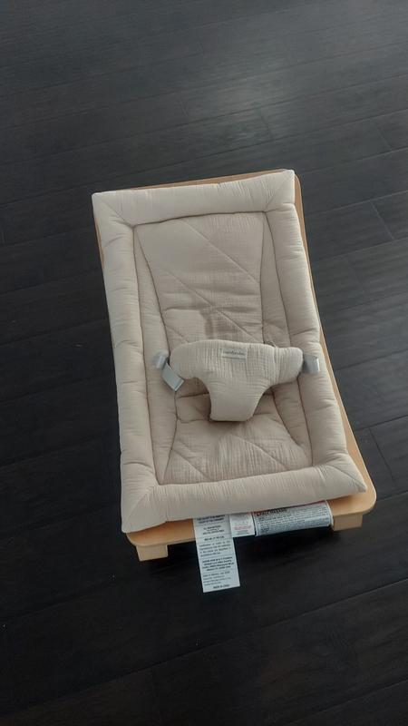 Customer photo for "Beautiful, Minimalist Baby Bouncer"