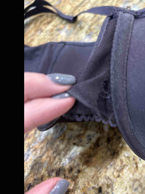 Customer photo for "hardly worn and it ripped"