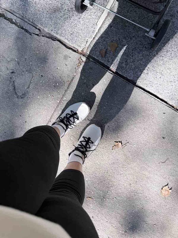 Customer photo for "great walking sneaker"