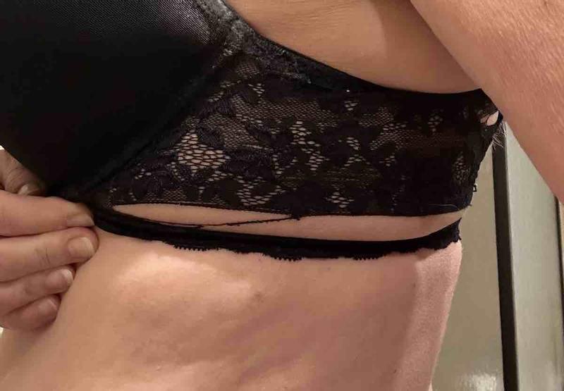 Customer photo for "Used to love this bra"