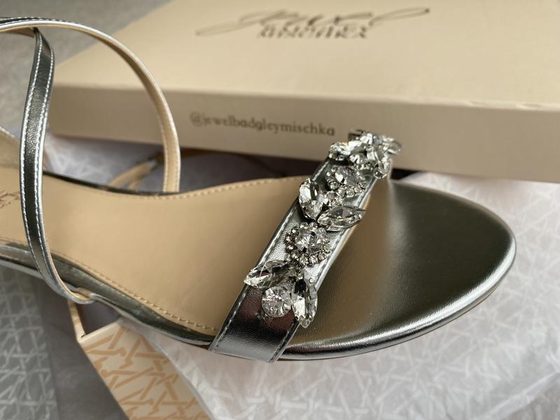 Customer photo for "Sparkly silver shoes"