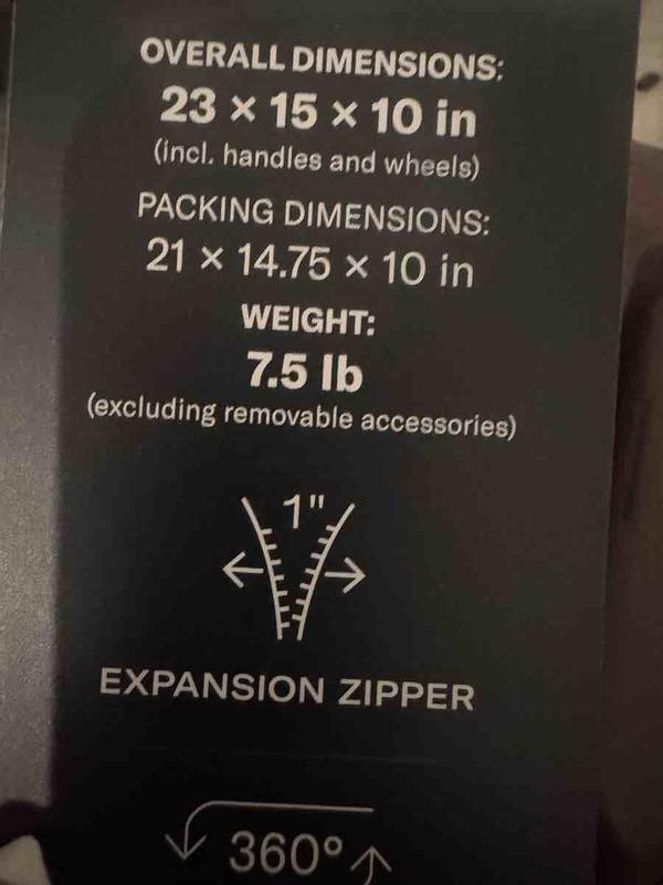Customer photo for "Incorrect Lugguage"