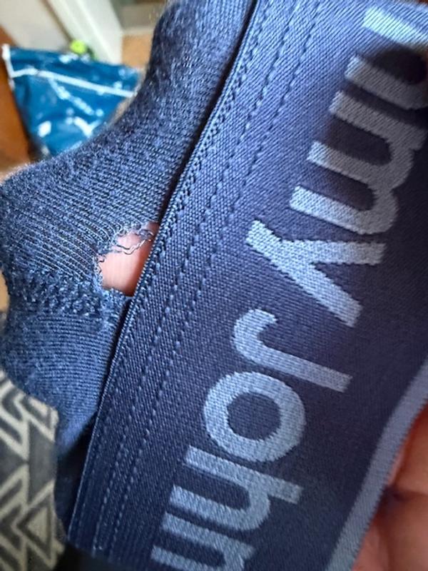 Customer photo for "Nice fabric, fell apart immediately"