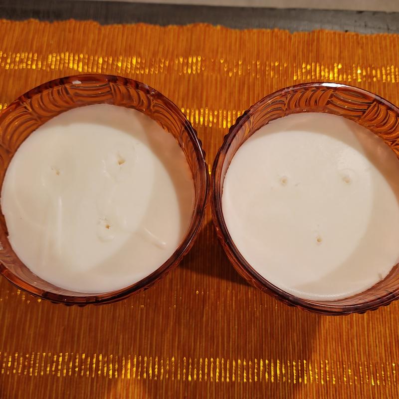 Customer photo for "Wickless Spiced Pumpkin"