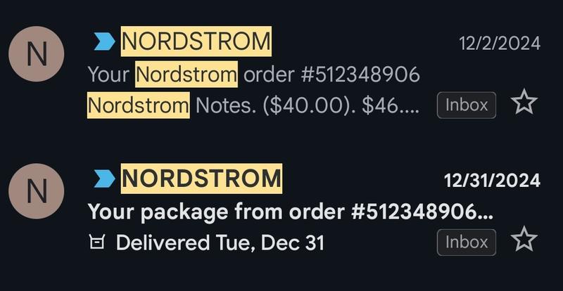 Customer photo for "Took too long to arrive, first & last online order"