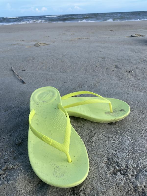 Customer photo for "Great supportive flip flops"