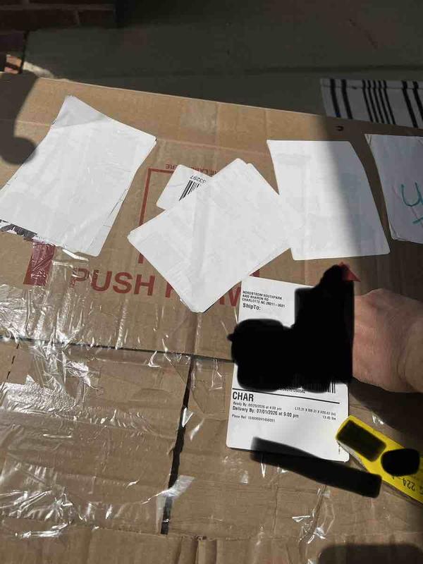 Customer photo for "such lack of caring in packaging and shopping item"