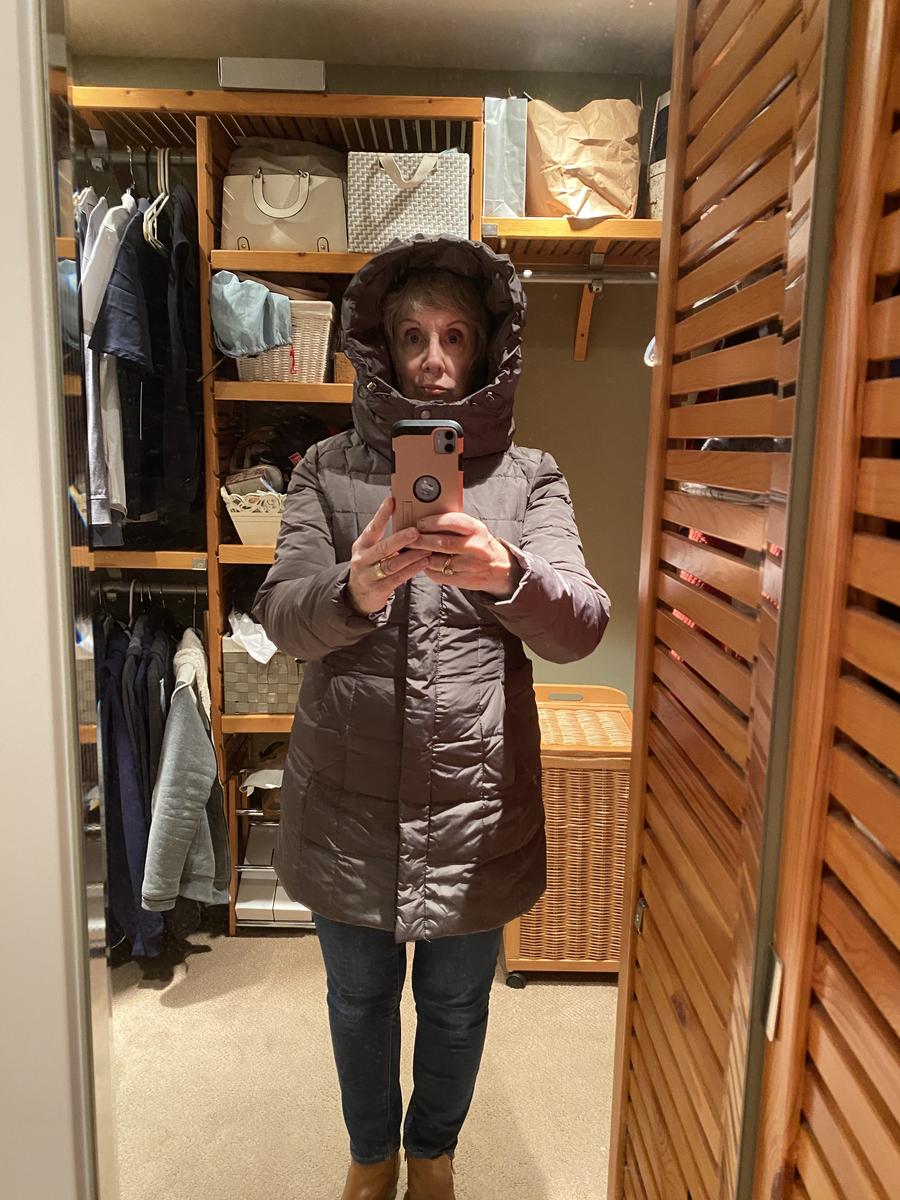 Big, thick hood if you have lots of wind