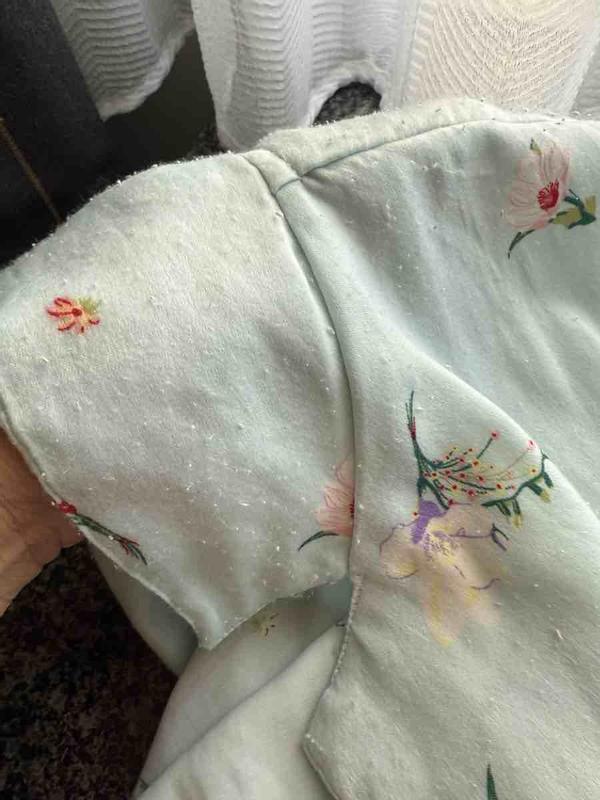 Customer photo for "so cute, bad fabric"
