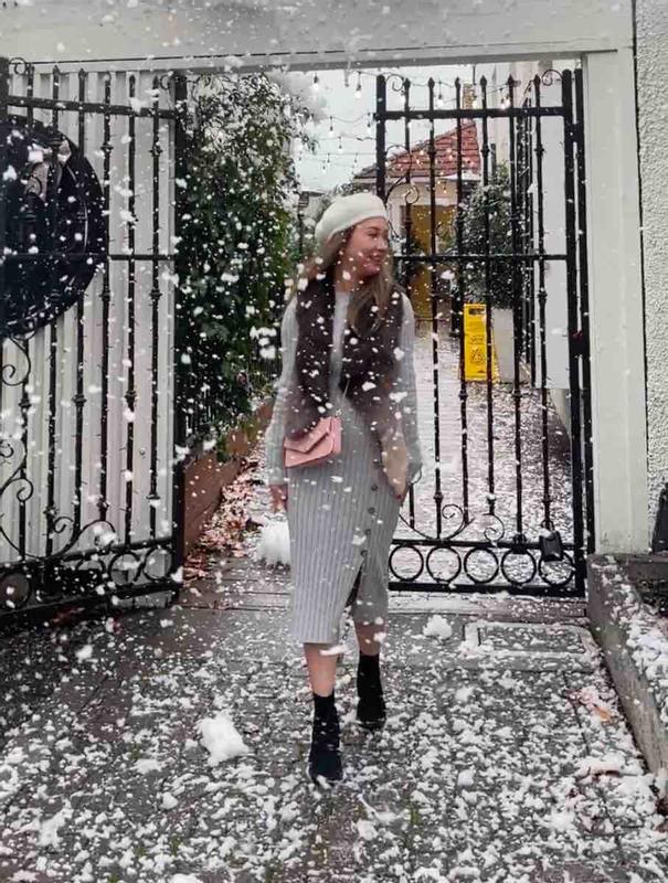 Customer photo for "Cozy easy dress for any occasion"