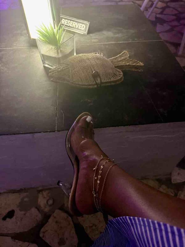Customer photo for "Stylish and Surprisingly Comfortable"