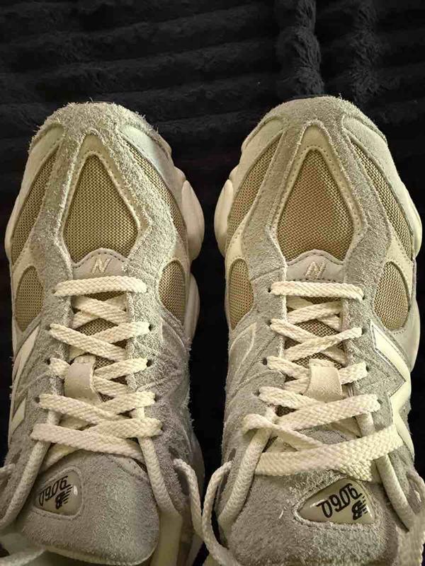 Customer photo for "Love the Shoe but Disappointed in mismatched Suede"