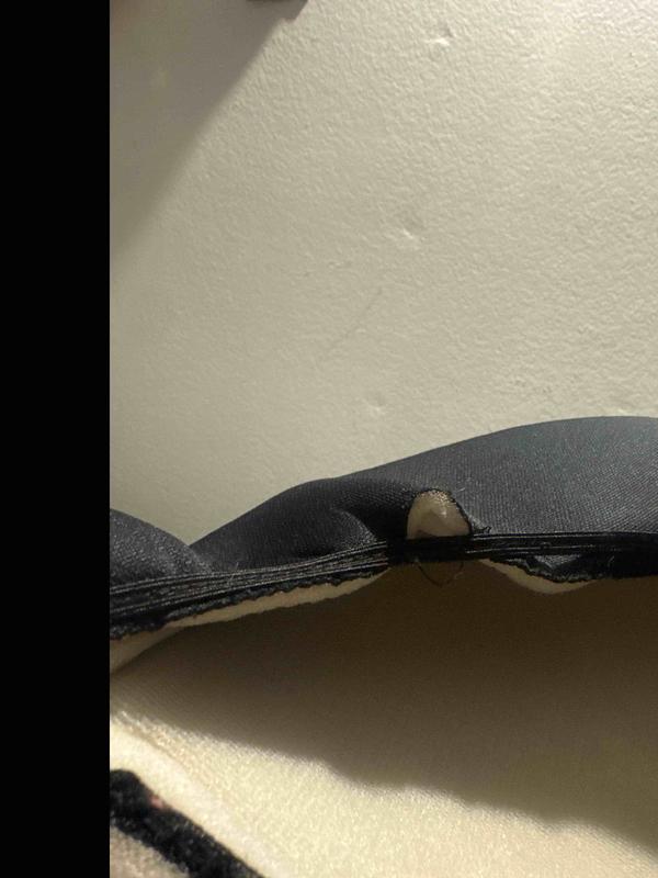 Customer photo for "First wash stitching unraveling"