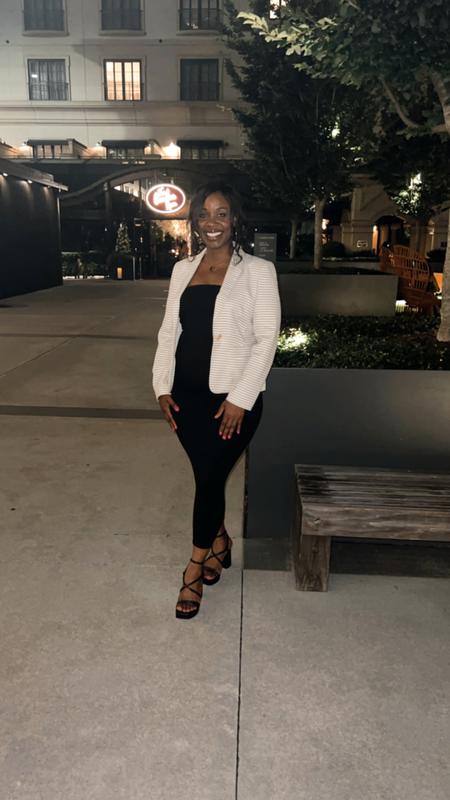 Customer photo for "Flattering dress"