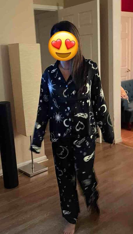 Customer photo for "comfortably baggy"