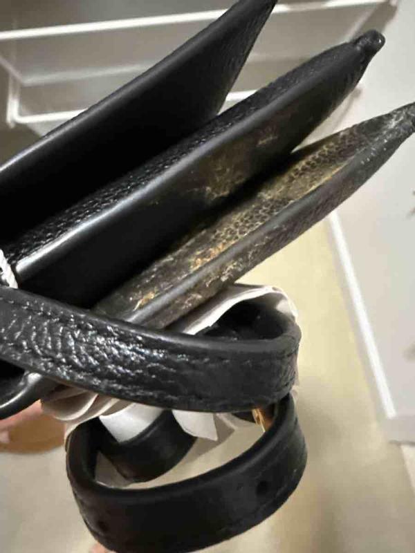 Customer photo for "Covered in mold wallet"