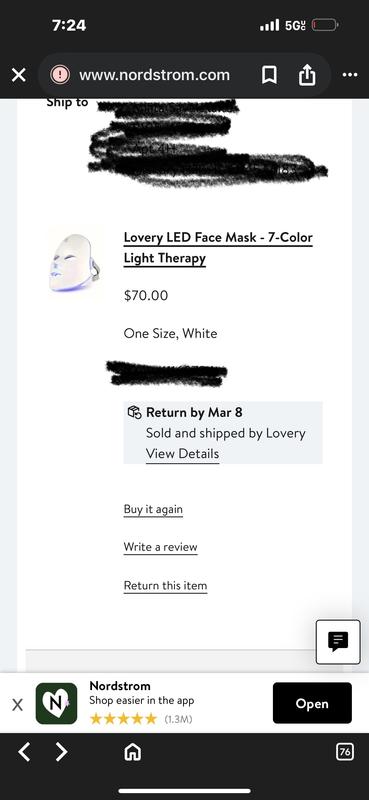 Customer photo for "Inaccurate order brand given by 3rd party lovery"