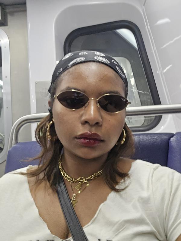 Customer photo for "Chic and cool sunnies!"