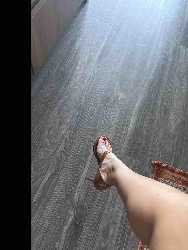 Customer photo for "Great summer shoe—order a size up!"