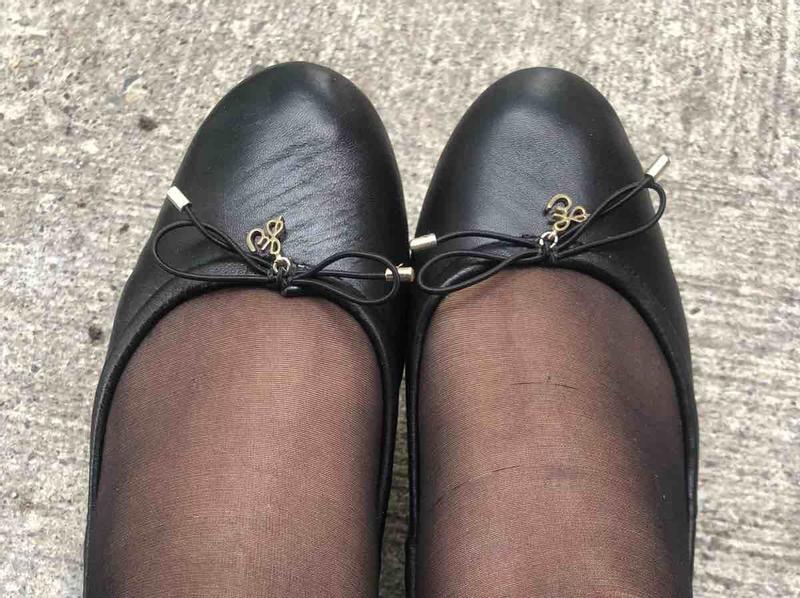 Customer photo for "Comfy ballerina flats"