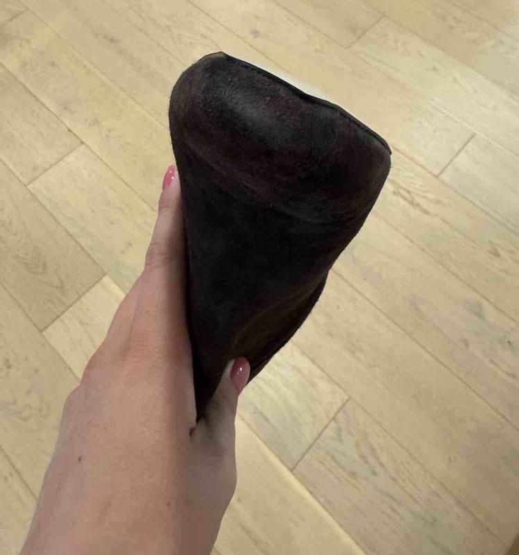 Customer photo for "arrived used and worn"