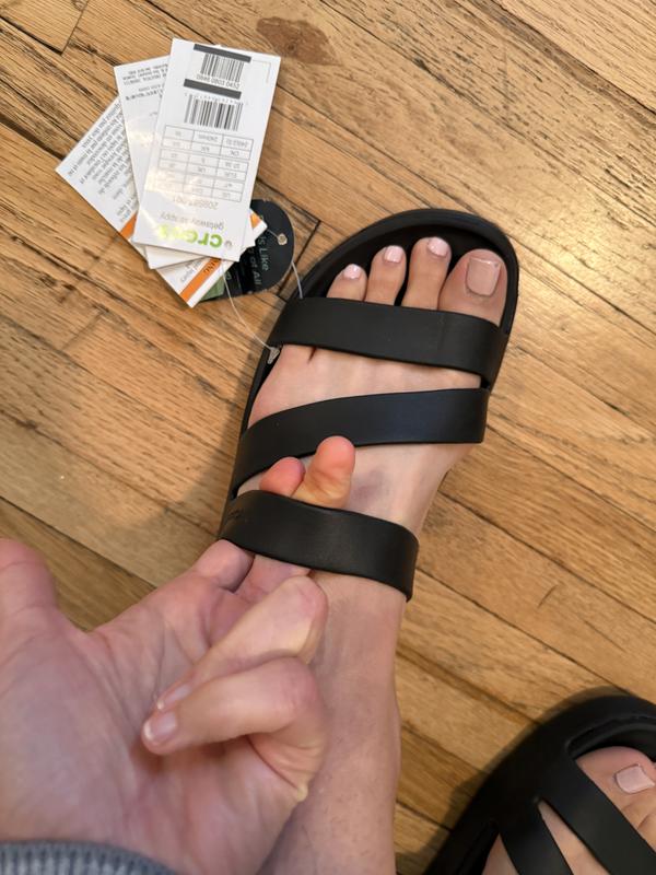 Customer photo for "Looks dressy while being comfy and waterproof"
