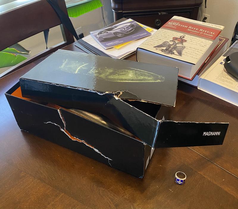 Customer photo for "Love the Shoes hate the PACKAGING!!!!"