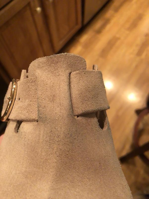 Customer photo for "Great shoe, needs attention to detail"