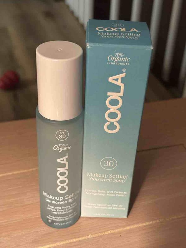 Customer photo for "SPF in a Setting Spray"