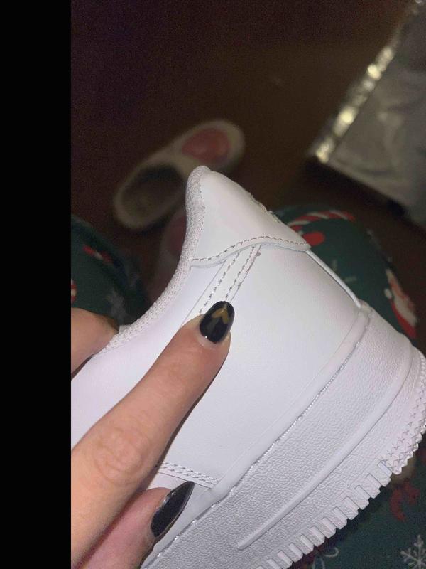 Customer photo for "recieved damaged shoes"